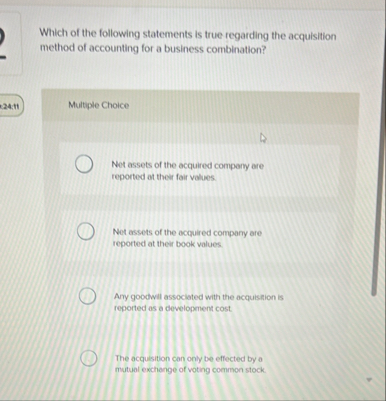 Solved Which of the following statements is true regarding | Chegg.com