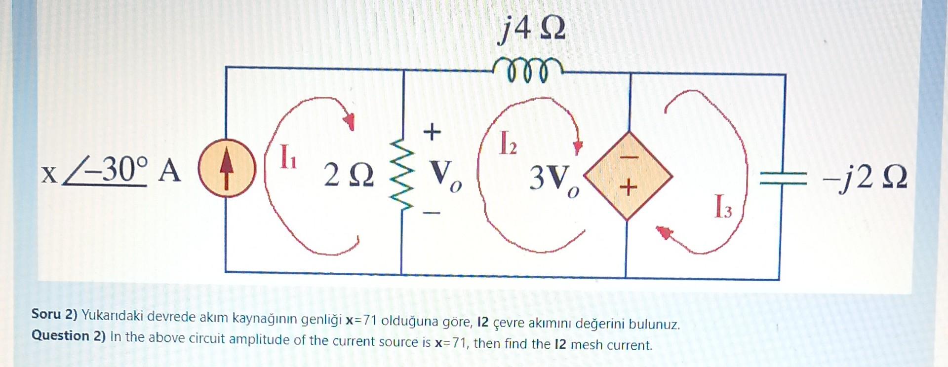 Solved In the above circuit amplitude of the current source | Chegg.com