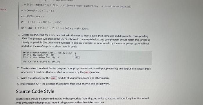 Solved The Julian Day Number (JDN) is a sequential count of | Chegg.com