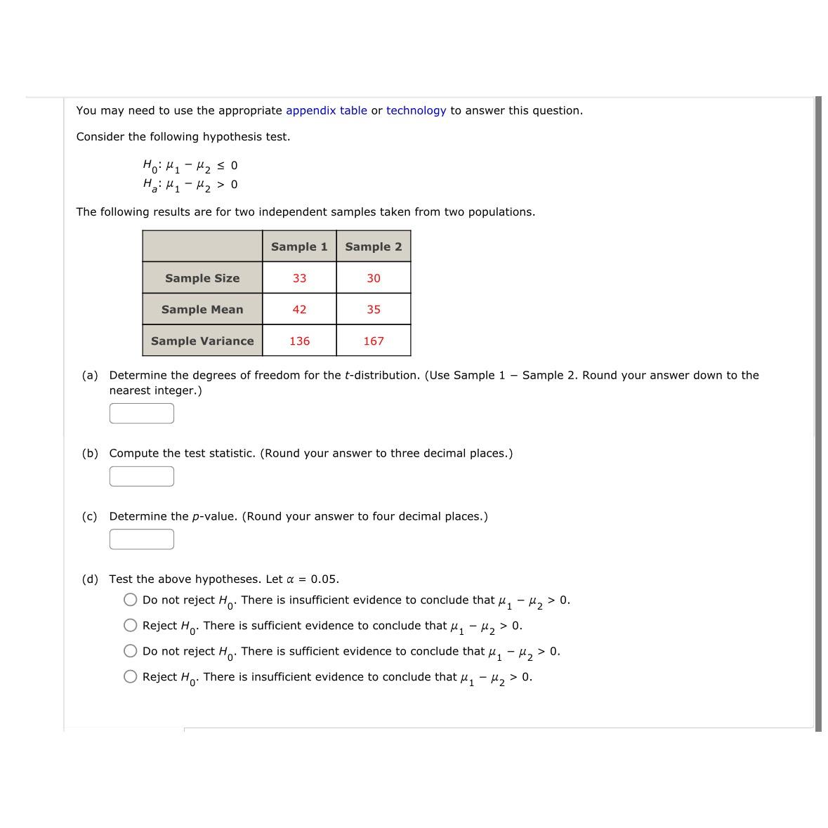 Solved You May Need To Use The Appropriate Appendix Table Or 