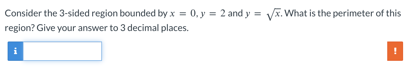 Solved Consider the 3-sided region bounded by x=0,y=2 ﻿and | Chegg.com