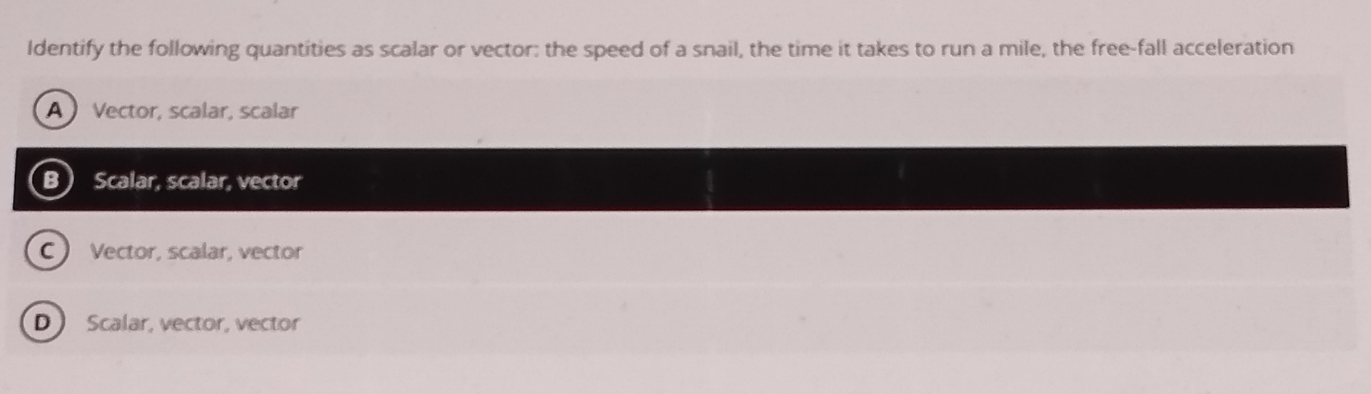 High Quality SOLUTION Identify the following quantities as scalar or ...