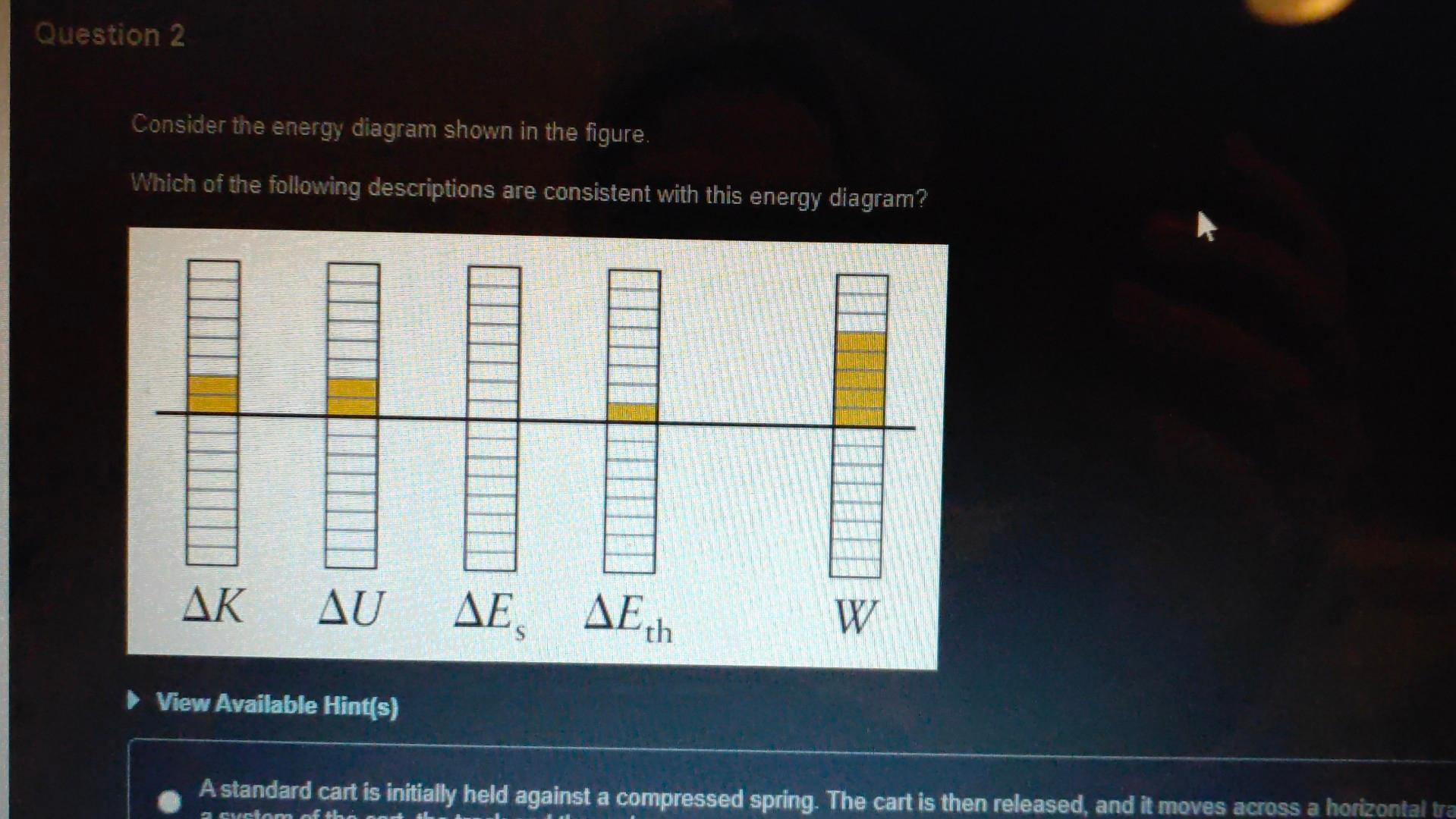 Solved Consider The Energy Diagram Shown In The Figure. | Chegg.com