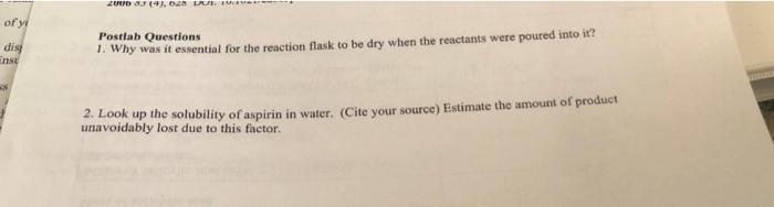 Solved Introduction Esterification is a specific | Chegg.com