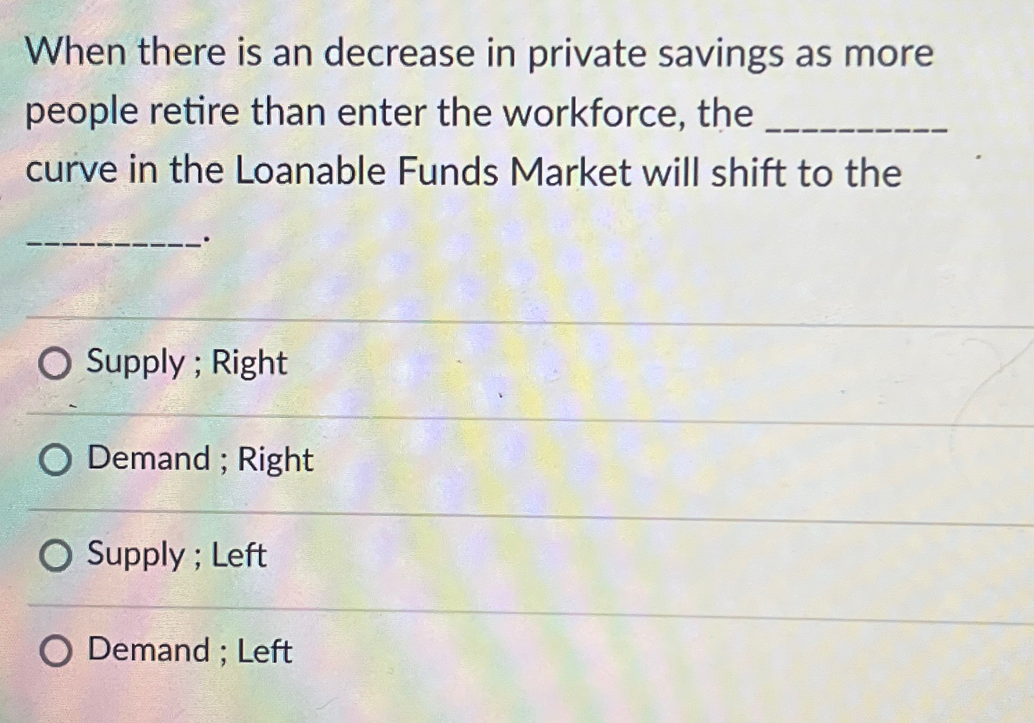 Solved When there is an decrease in private savings as more | Chegg.com