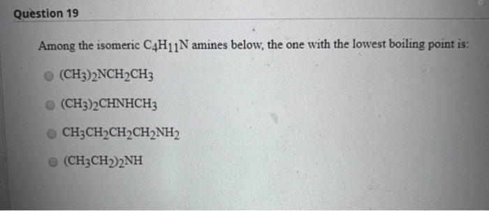 Solved Question 16 Which of the following compounds is the | Chegg.com