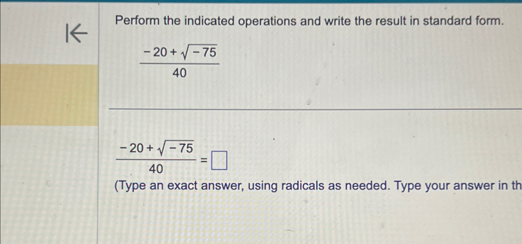 Solved Perform the indicated operations and write the result | Chegg.com