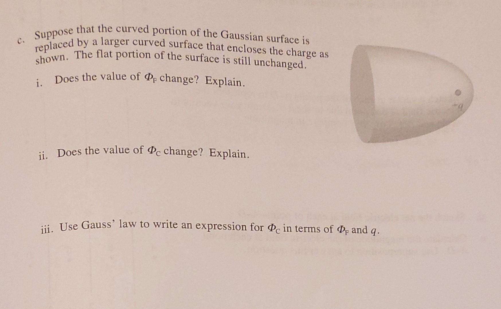 Solved Suppose That The Curved Portion Of The Gaussian | Chegg.com