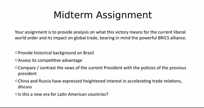 Solved Midterm Assignment Your assignment is to provide 