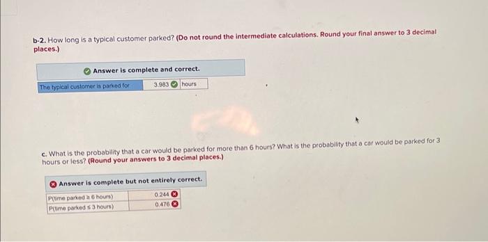 Solved C. What Is The Probability That A Car Would Be Parked | Chegg.com