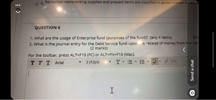 Solved QUESTION 4 The Village Of Lake George's General Fund | Chegg.com