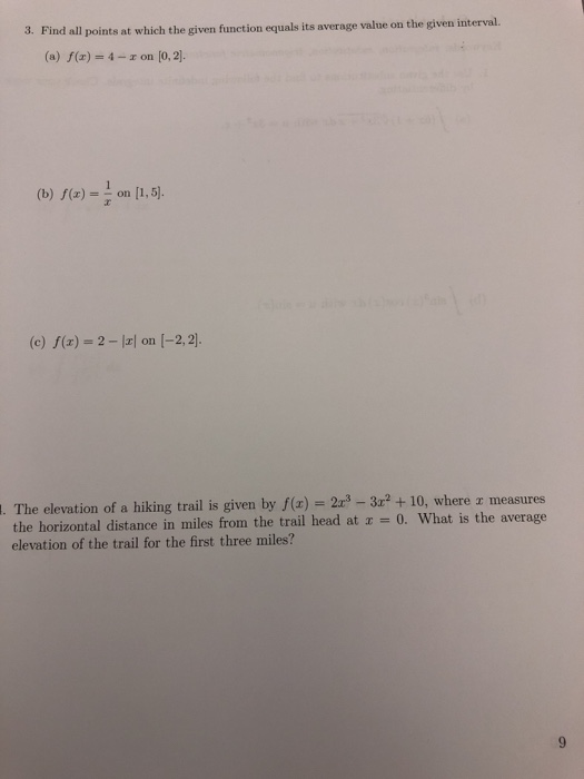 Solved 3. Find all points at which the given function equals | Chegg.com