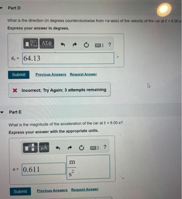 Solved A remotecontrolled car is moving in a vacant parking
