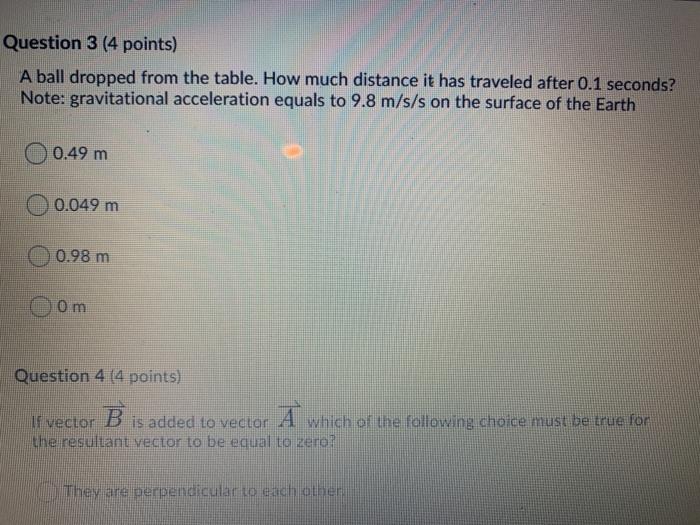 solved-a-ball-dropped-from-the-table-how-much-distance-it-chegg