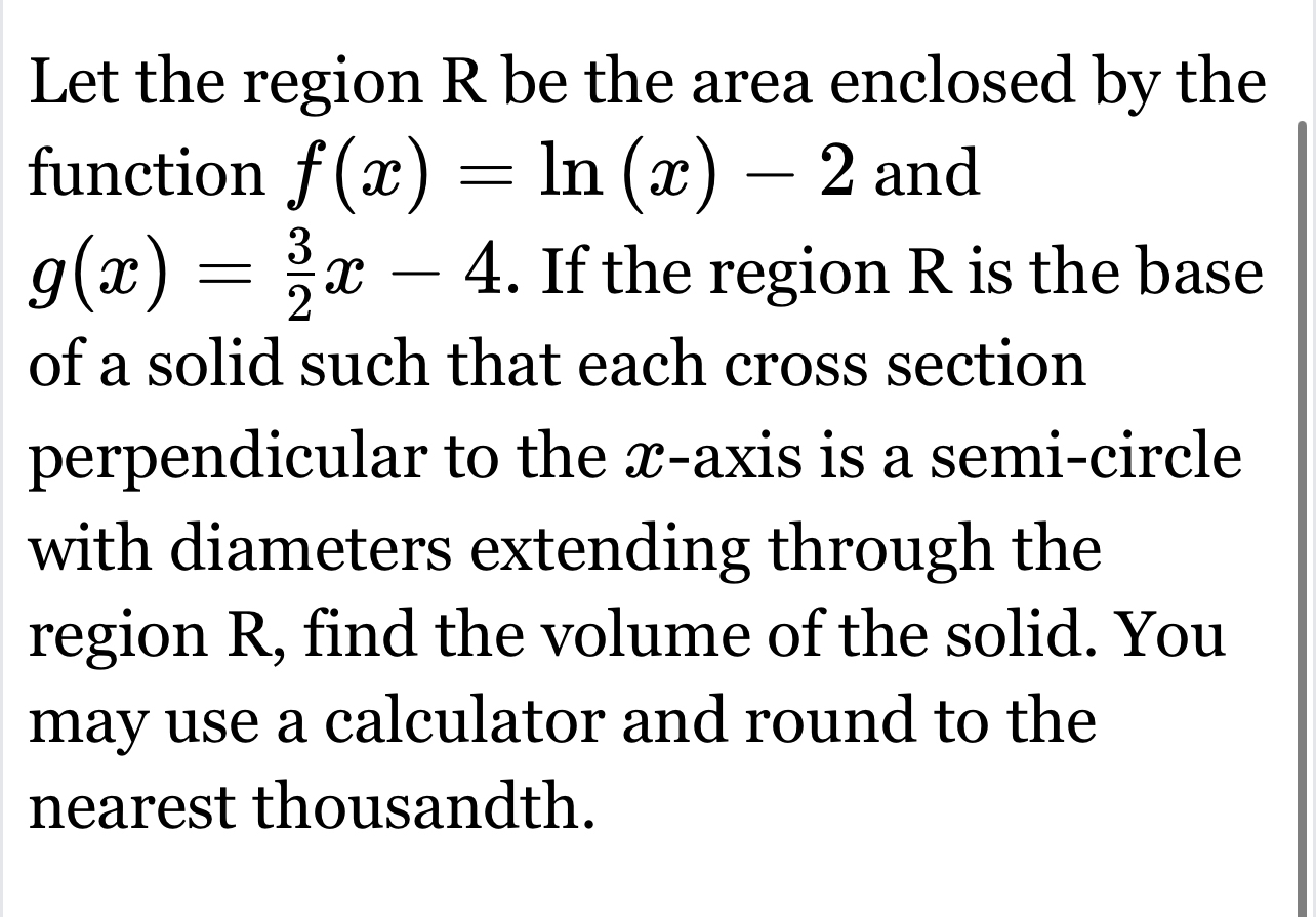 Solved Let the region R ﻿be the area enclosed by the | Chegg.com