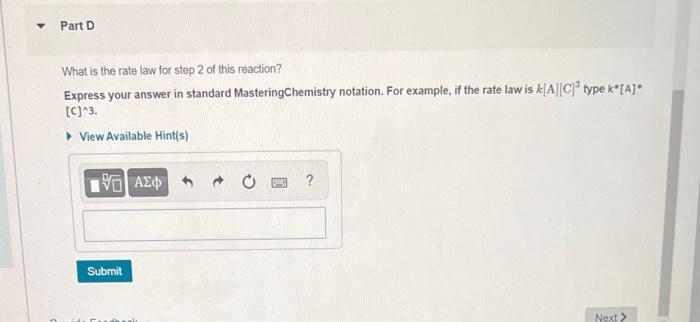 Solved Analyzing a new reaction Consider the following | Chegg.com