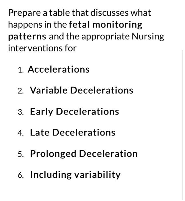 Solved Prepare a table that discusses what happens in the | Chegg.com