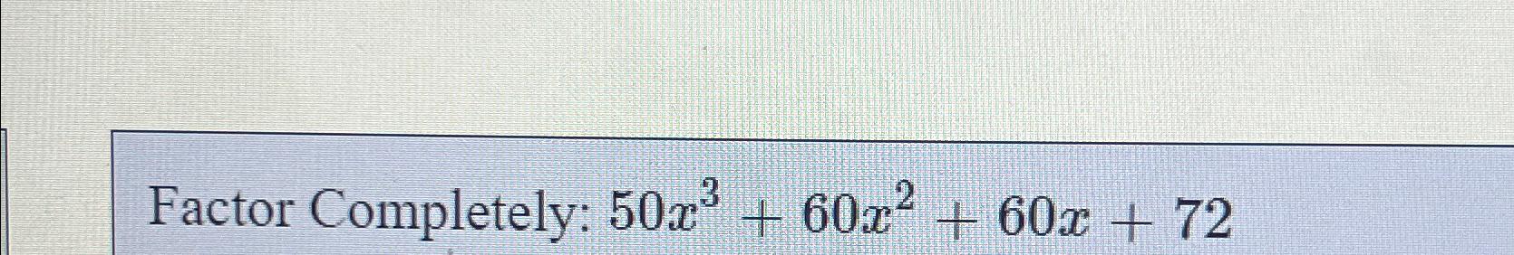 factor x 3 4x 2 17x 60