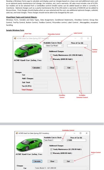 Solved Develop a Windows Forms app to calculate and display | Chegg.com