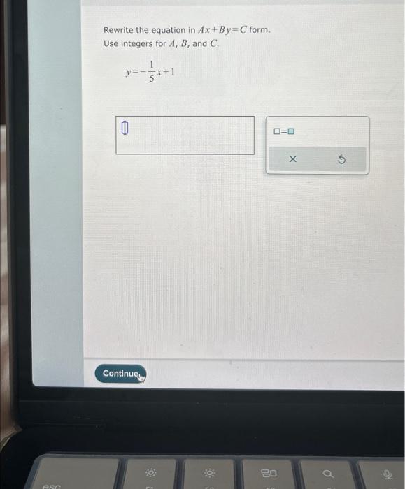 rewrite-the-equation-in-ax-by-c-form-use-integers-for-a-b-and-c