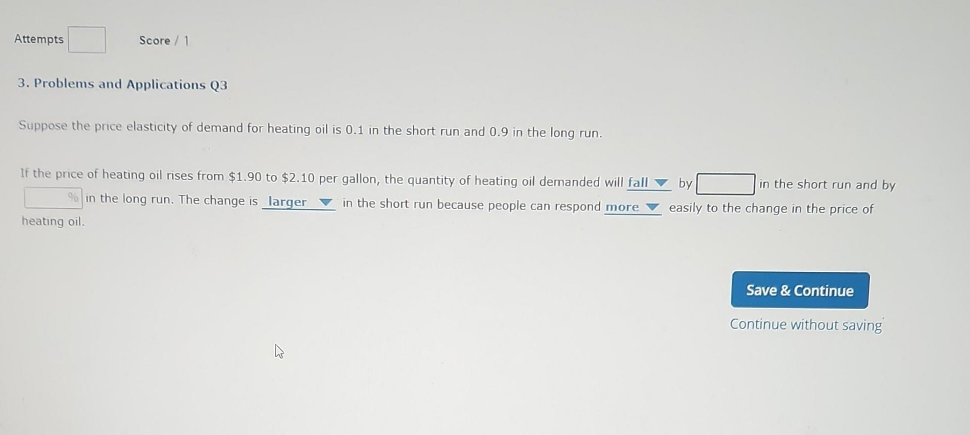 Solved 3. Problems And Applications Q3 Suppose The Price | Chegg.com