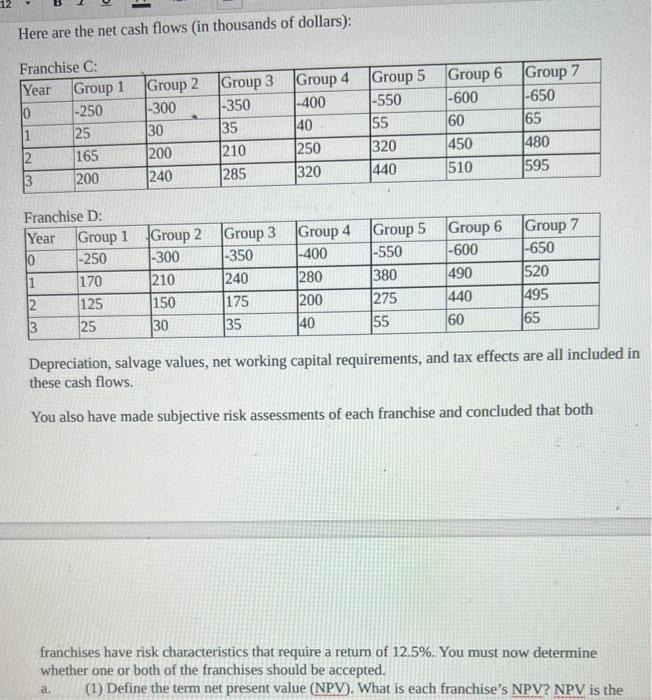 Solved I need answers for questions A-G, where i can be able | Chegg.com