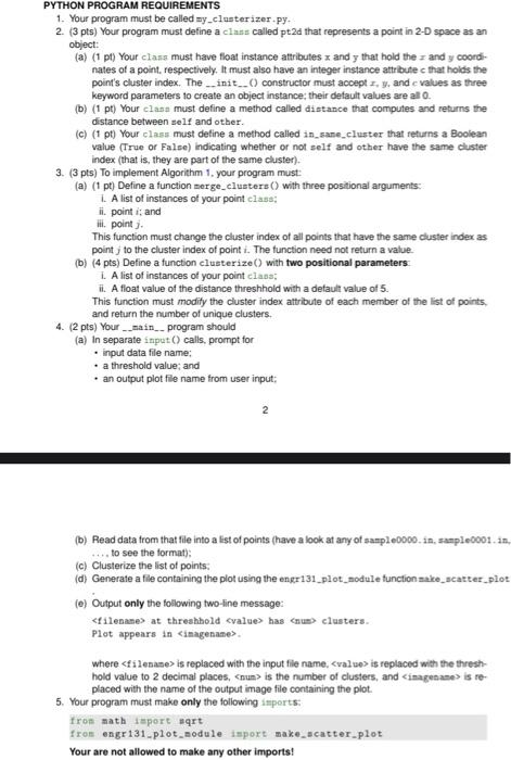 Solved I would appreciate the help in python pls. The | Chegg.com