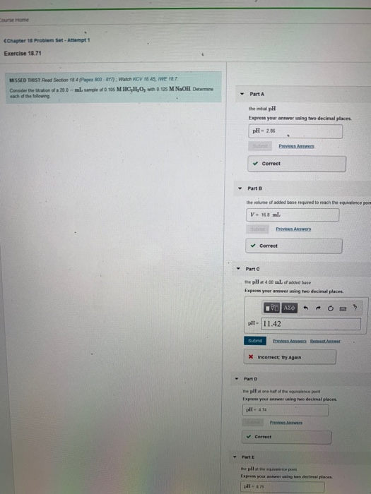 Solved Course Home Chapter 18 Problem Set - Attempt 1 | Chegg.com