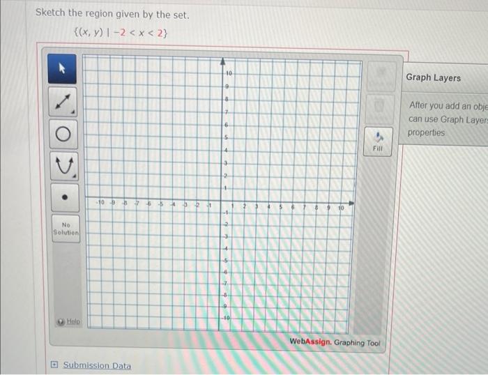 Solved Sketch the region given by the set. {(x,y)∣−2 | Chegg.com