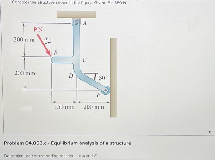 Solved Consider The Structure Shown In The Figure. Given: | Chegg.com