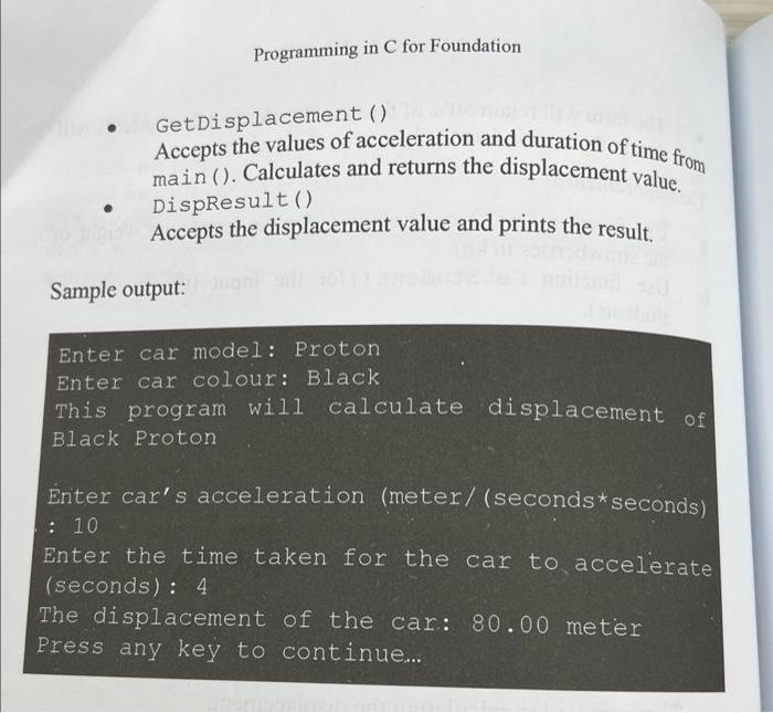Solved problem 6 As a programmer you are required to write a | Chegg.com
