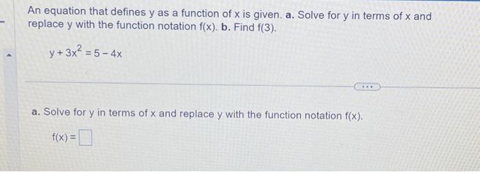 Solved I do not know how to solve part a and b | Chegg.com