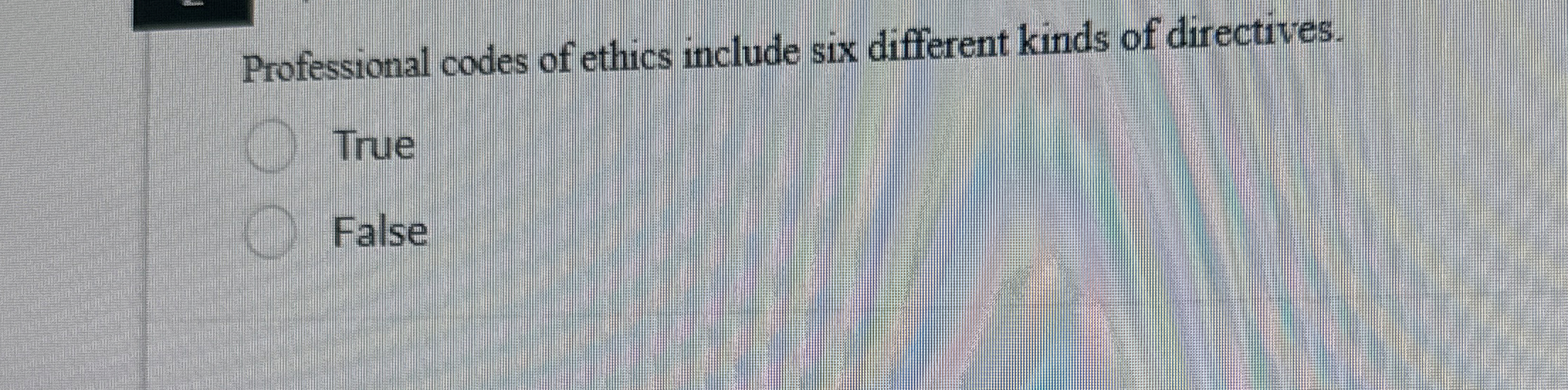 Solved Professional codes of ethics include six different | Chegg.com