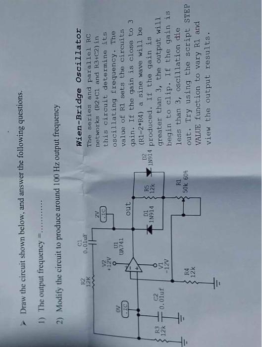 Draw the circuit shown below, then make the pattern | Chegg.com