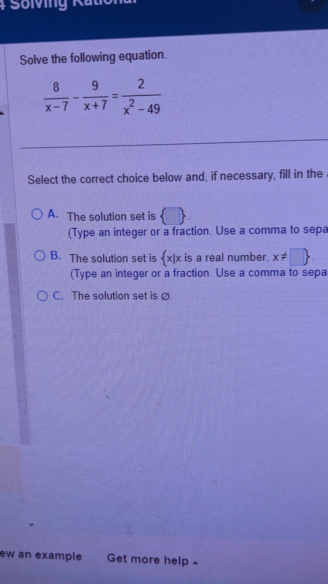 solved-solve-the-following-equation-x-78-x-79-x2-492-select-chegg