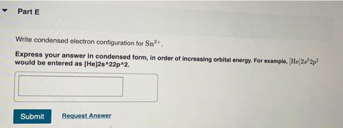 Solved Part 1 Write Full Electron Configurations For B. | Chegg.com