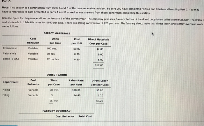 Solved Part C: Note: This section is a continuation from | Chegg.com
