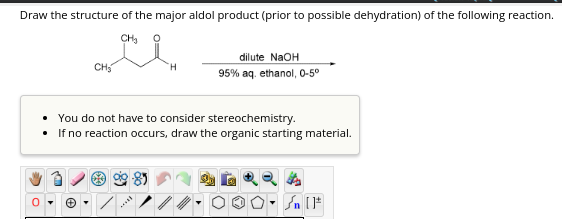 Solved Draw the structure of the major aldol product (prior | Chegg.com