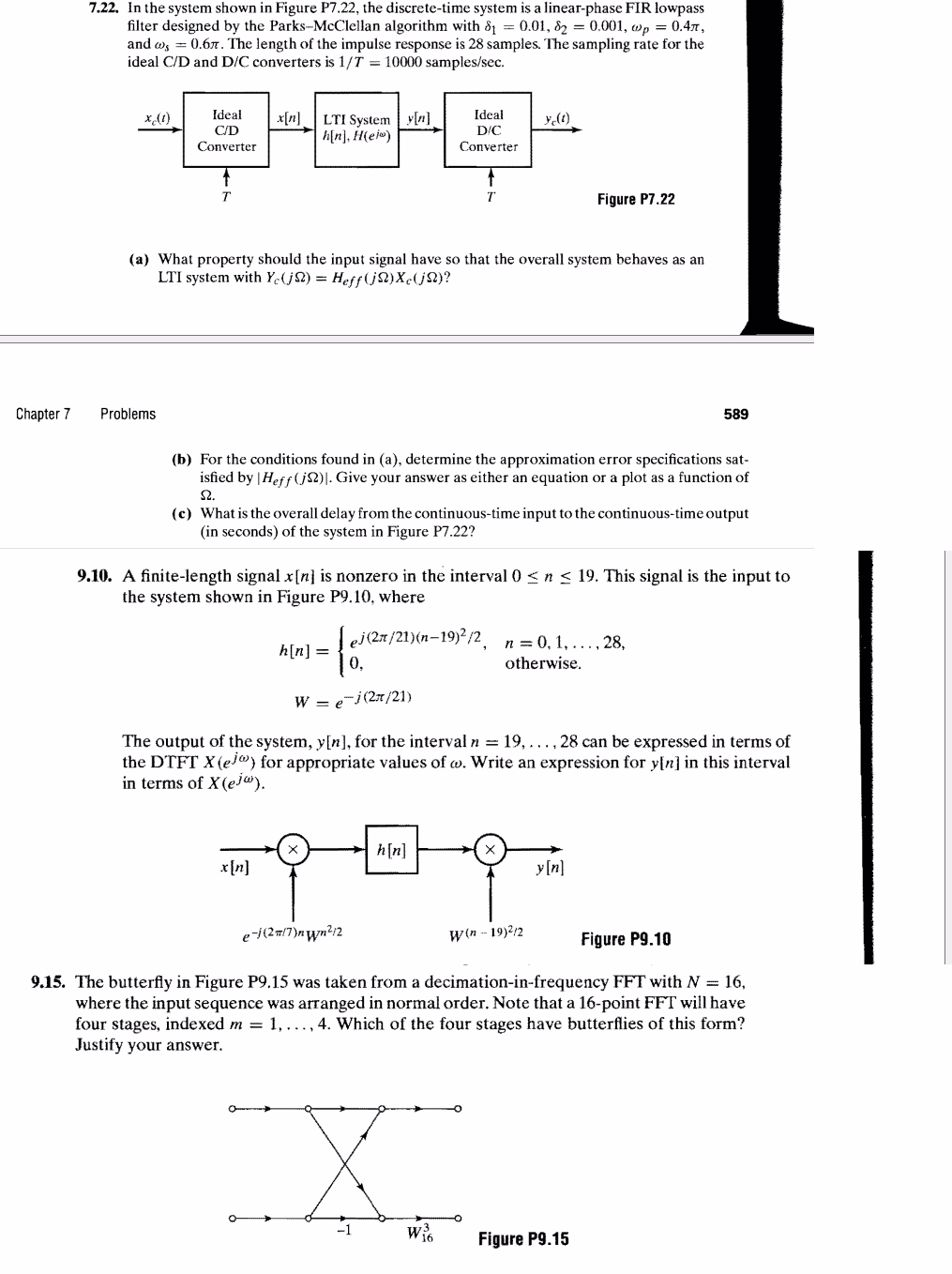 Solved 7.22. In the system shown in Figure P7.22, the | Chegg.com