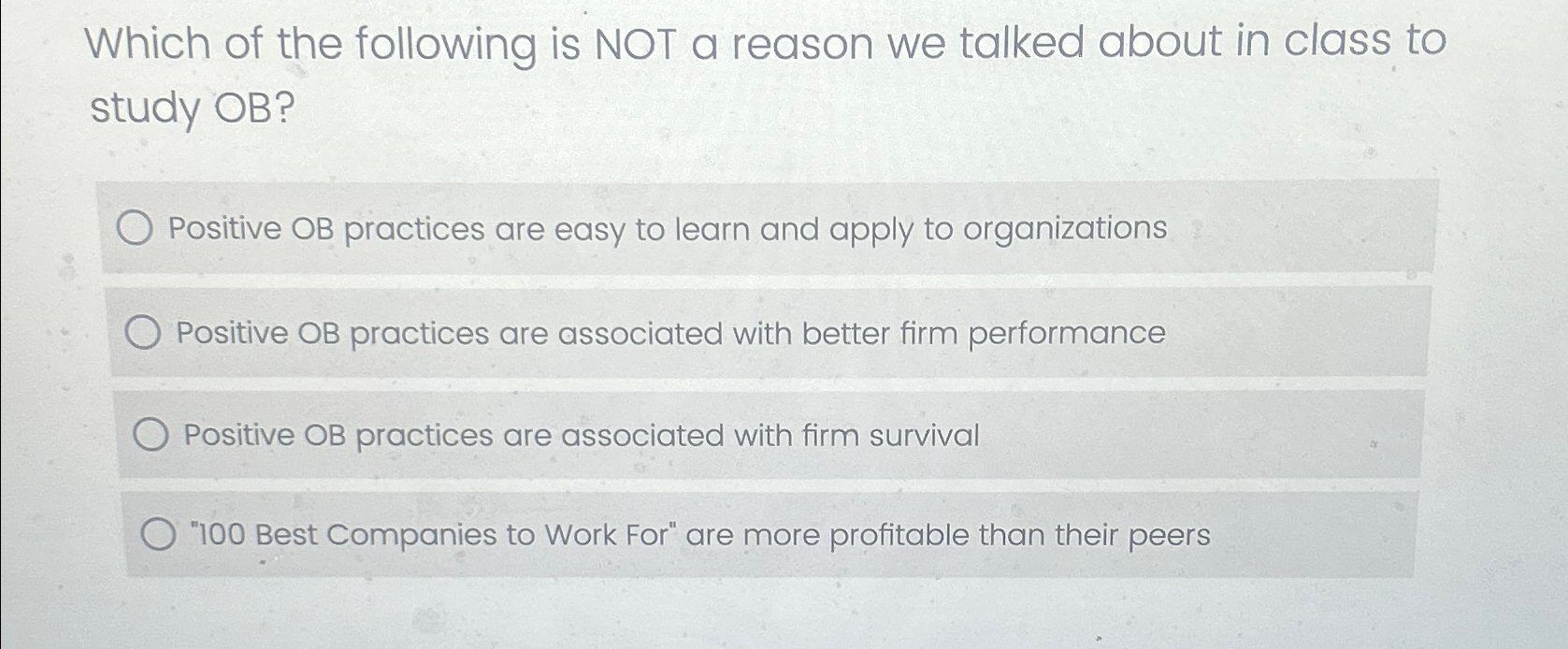 Solved Which of the following is NOT a reason we talked | Chegg.com