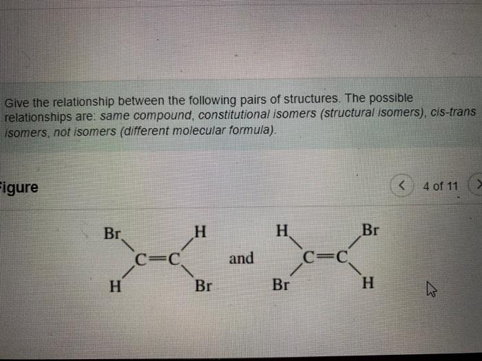 Give the relationship between the following pairs of structures. The possible relationships are: same compound, constitutiona