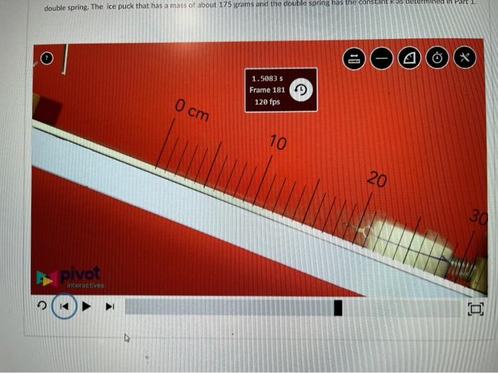 Solved Styles 5. Calculate the height of the puck at the | Chegg.com