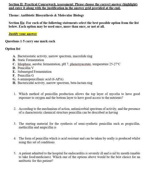 Solved Section IT: Practical Coursework Assessment: Please | Chegg.com