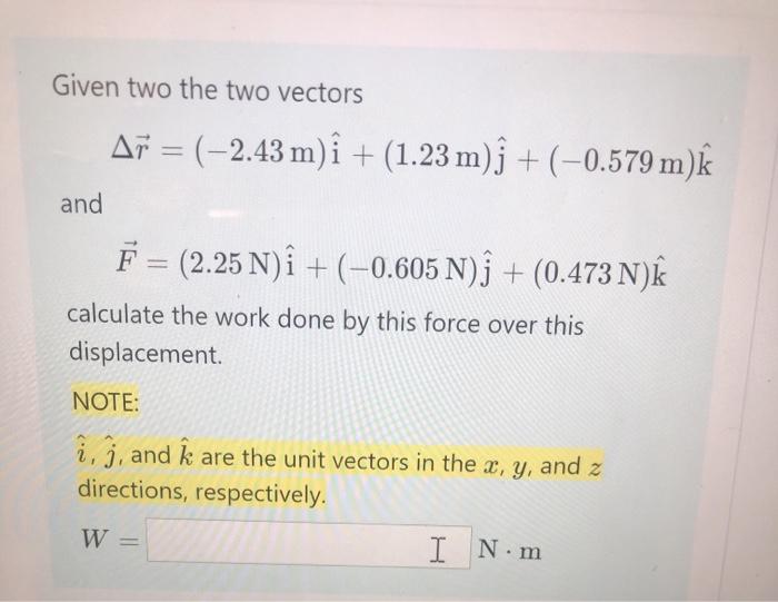 Solved Given Two Arbitrary Vectors P1 5 13 I 0 646 Chegg Com