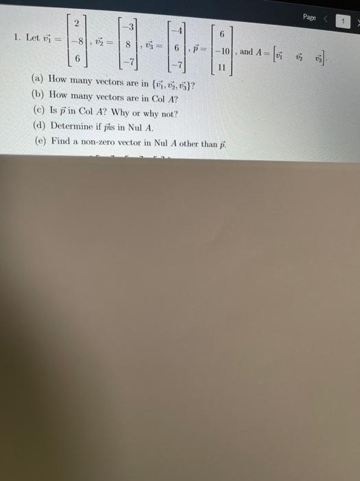 Solved (a) How many vectors are in {v1,v2,v3} ? (b) How many | Chegg.com