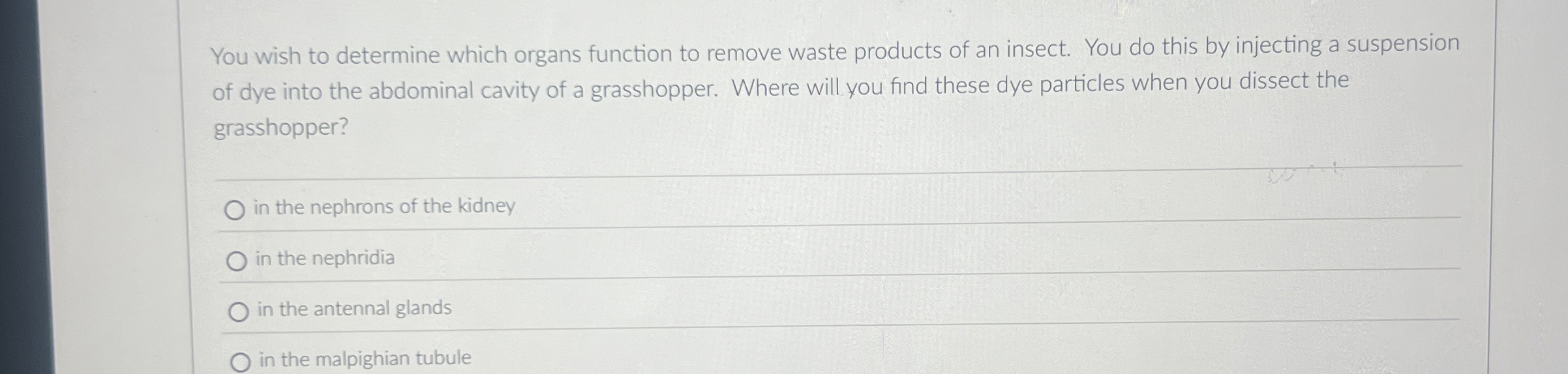 Solved You wish to determine which organs function to remove