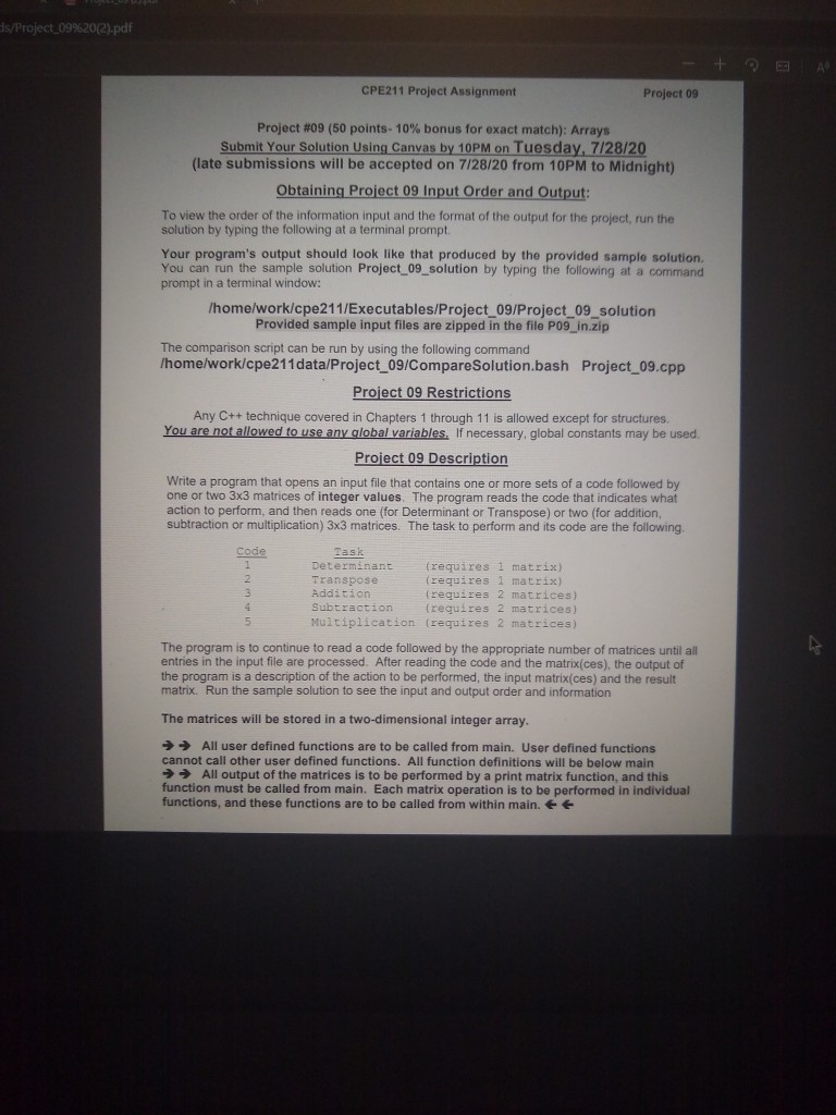c program for matrix multiplication using 2d array