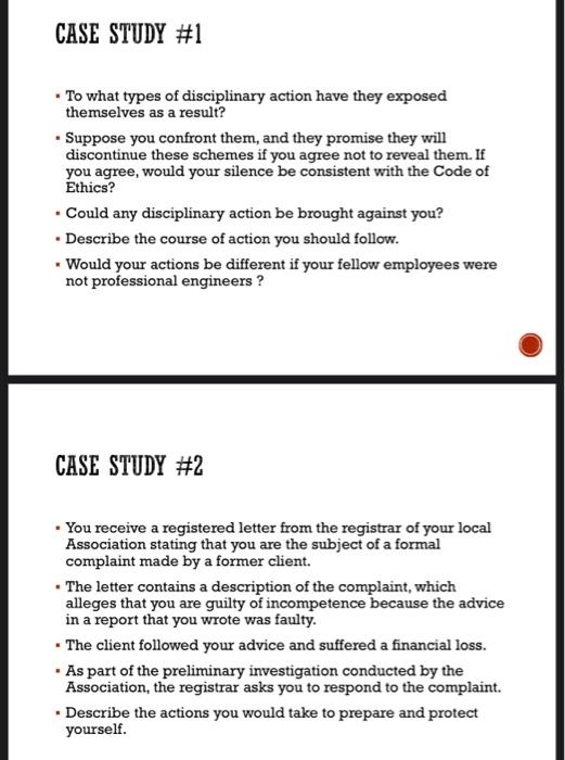 CASE STUDY #1 To What Types Of Disciplinary Action | Chegg.com