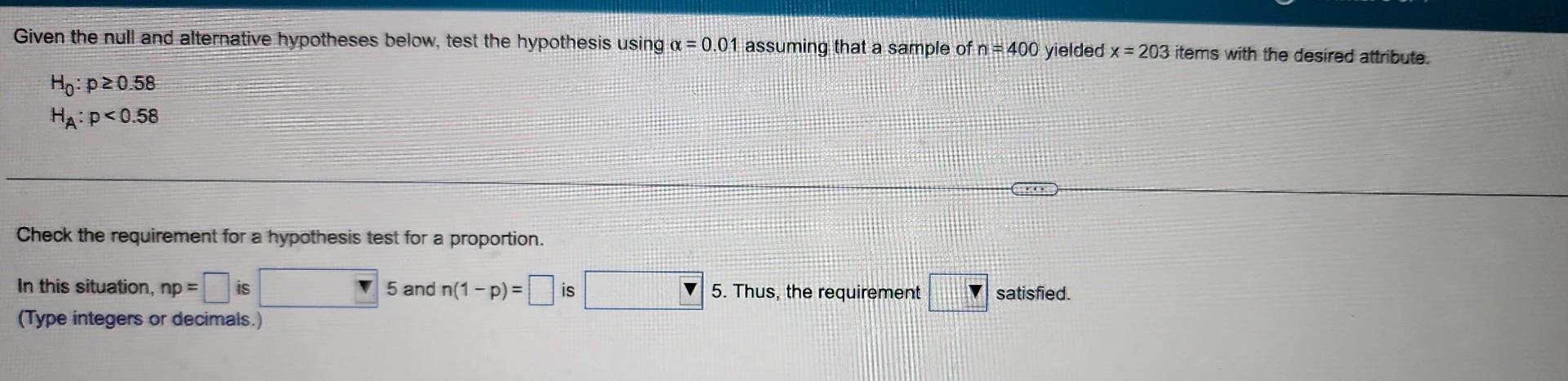Solved Given the null and alternative hypotheses below, test | Chegg.com