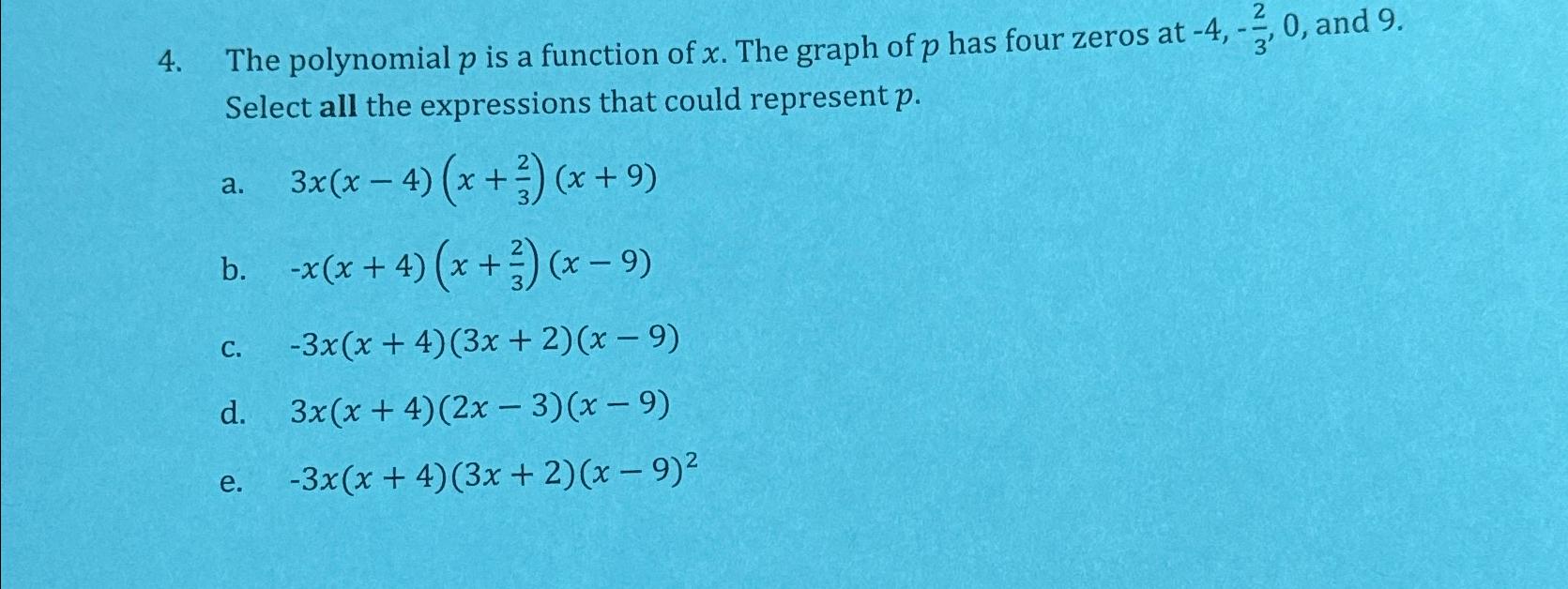 solved-the-polynomial-p-is-a-function-of-x-the-graph-of-p-chegg